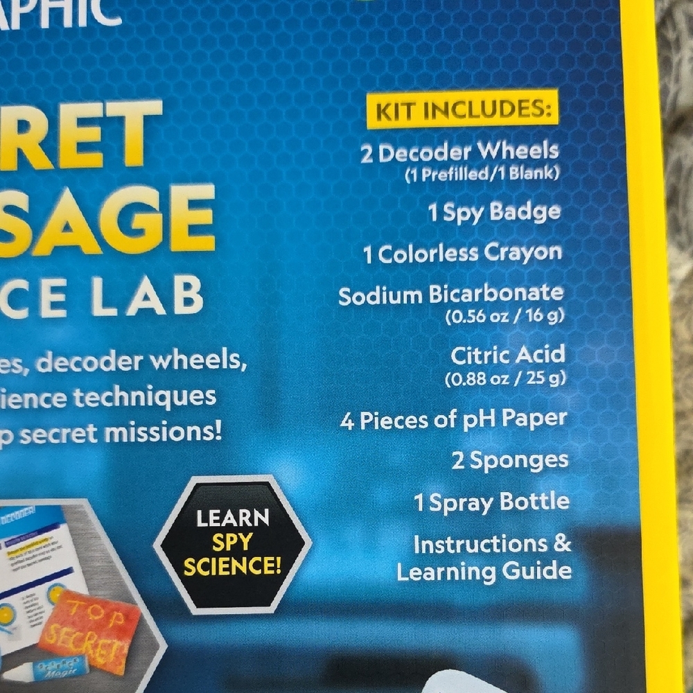National Geographic Secret Message Science Lab - Picture 3 of 4